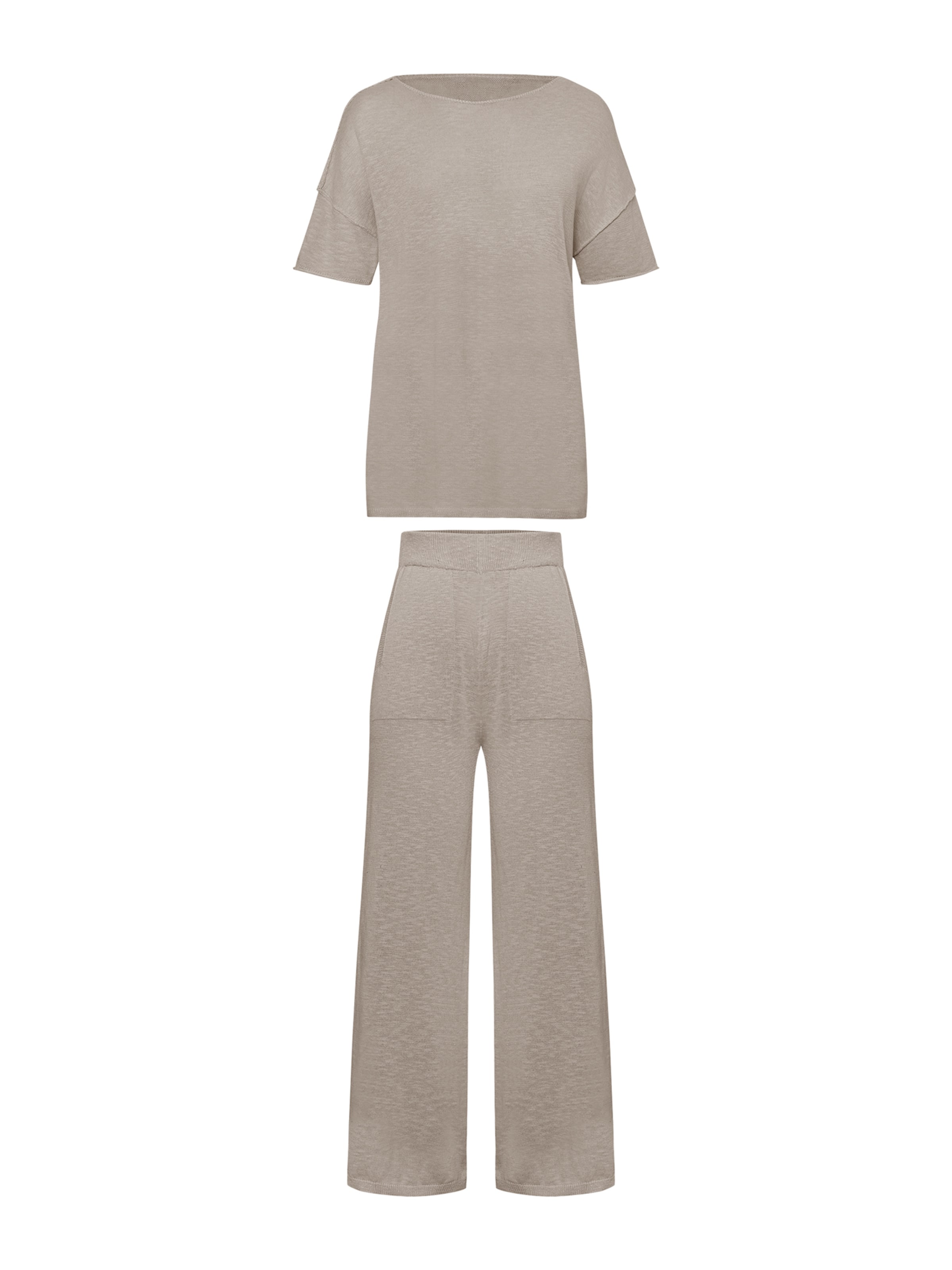 Haine de casă de la Imily Bela pe bej: față