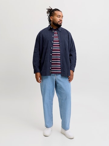 Jack & Jones Plus Regular fit Риза 'JJEFIELD' в синьо