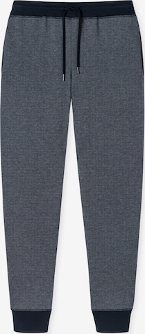 SCHIESSER Regular Workout Pants ' Mix & Relax ' in Blue: front