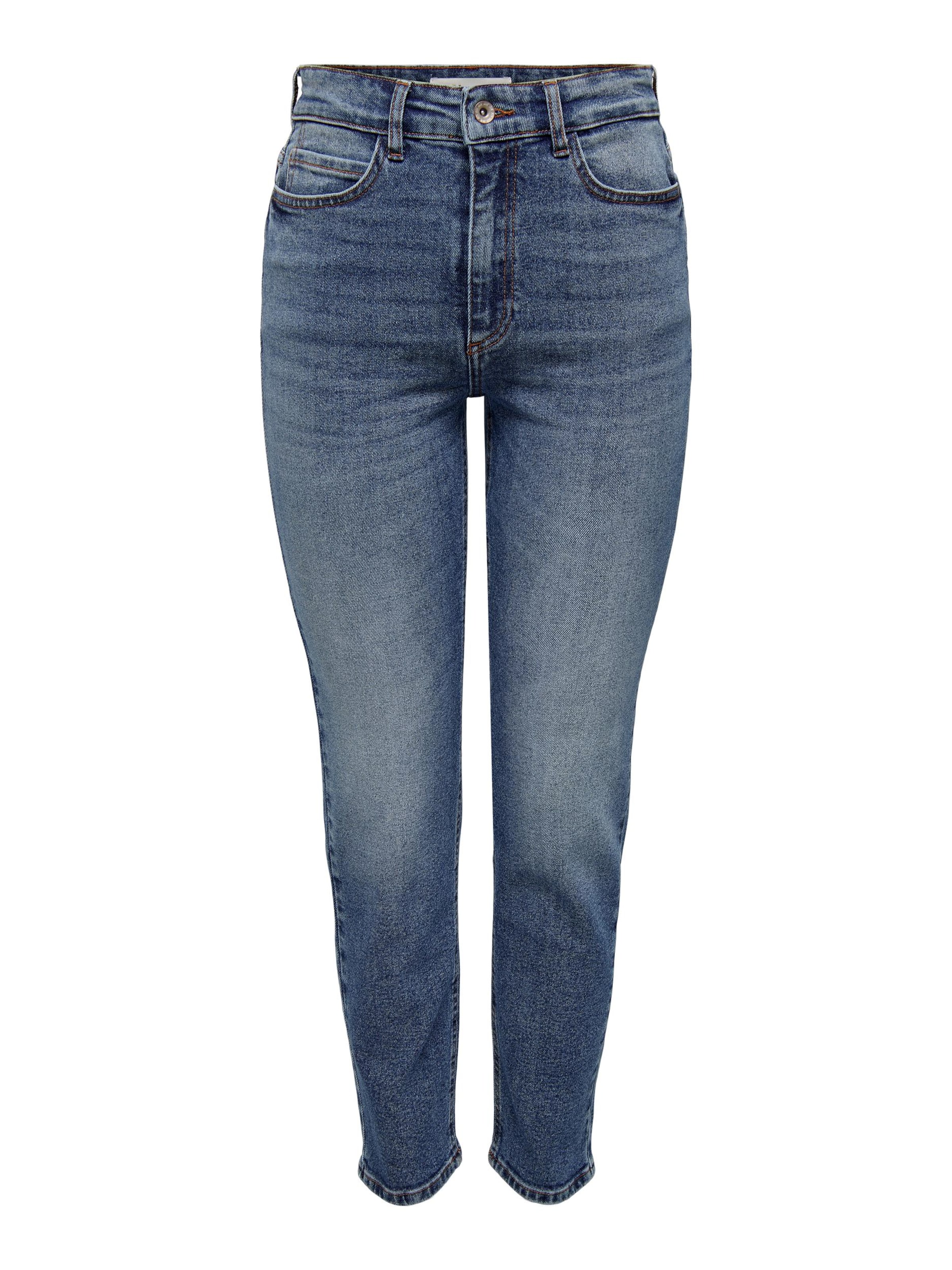 JDY Kitsas Teksapüksid, värv sinine: eest vaates