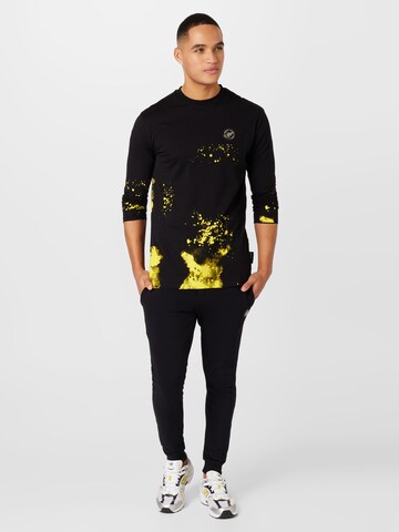 Plein Sport - Camisa 'Tiger' em preto