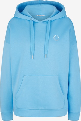 TOM TAILOR DENIM Sweatshirt in Blue: front