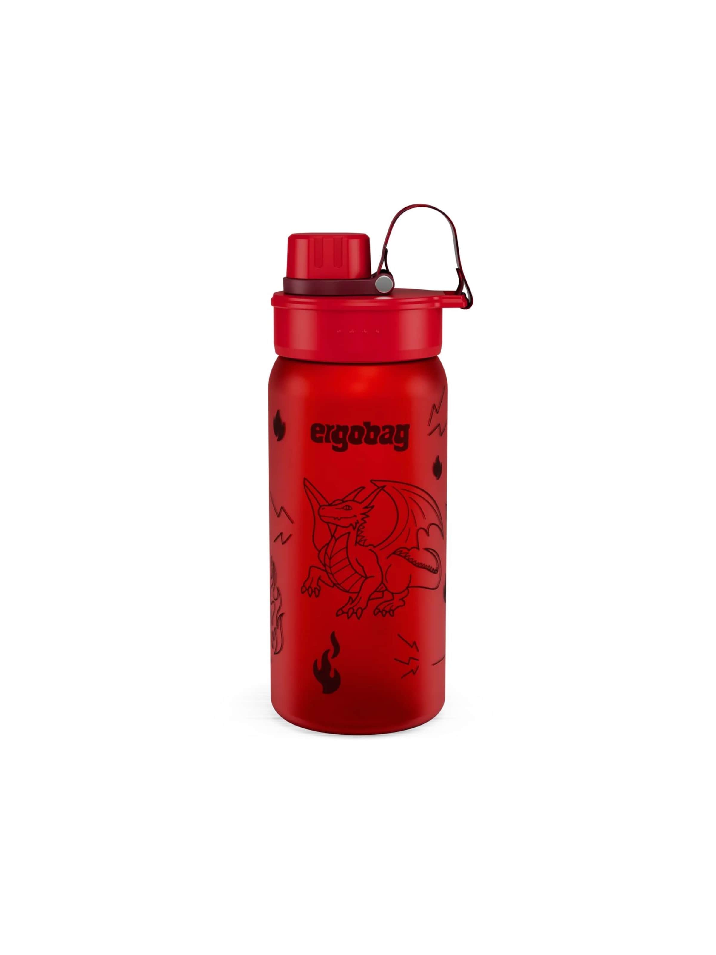 ergobag Trinkflasche 'Trinkflasche Trinkflasche'‌‌‌‌‌‌ in Rot: Vorderseite