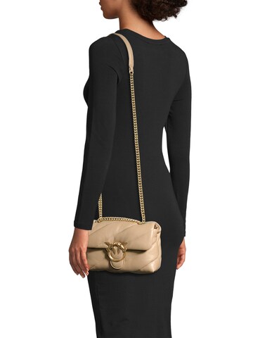 Sac à bandoulière 'Love' PINKO en beige : devant