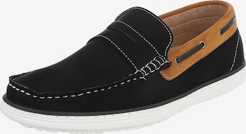CoolWalk Moccasins in Black: front