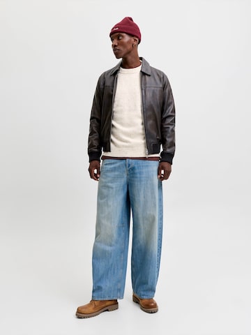 JACK & JONES Pulóver 'JORNORREBRO' - fehér