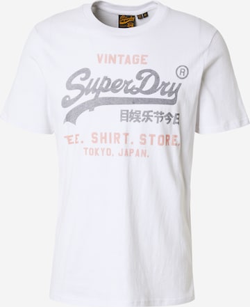 Superdry Shirt 'Heritage' in White: front