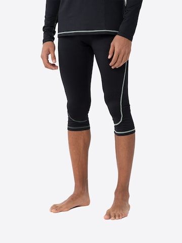 Regular Pantaloni sport de la 4F pe negru: față