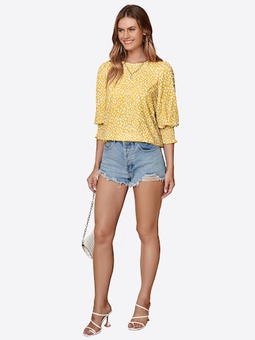 Imily Bela Bluza | rumena barva