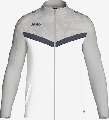 JAKO Sportjacke in Weiß: Vorderseite