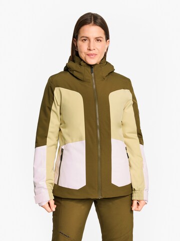 ZIENER Athletic Jacket 'Tarla' in Green: front