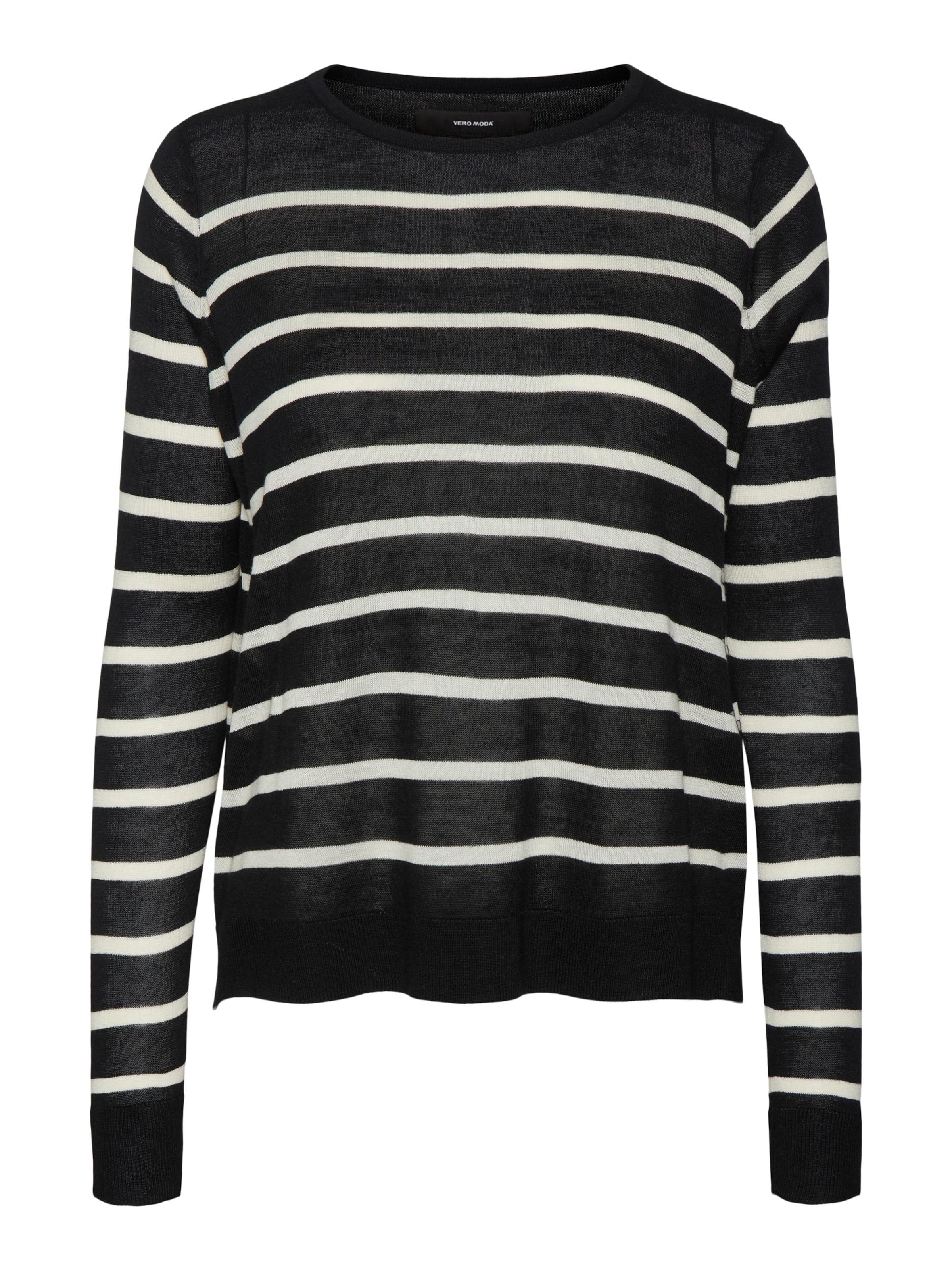 VERO MODA Sweater 'Nova' in Black: front
