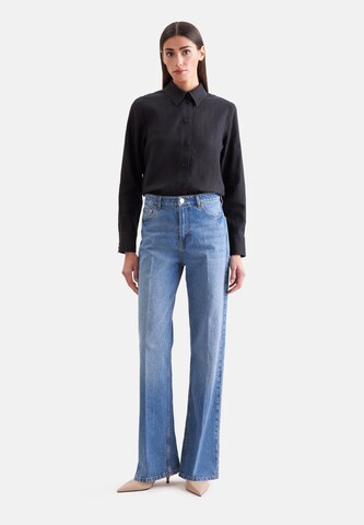 SEIDENSTICKER Bluse 'Uni' in Schwarz