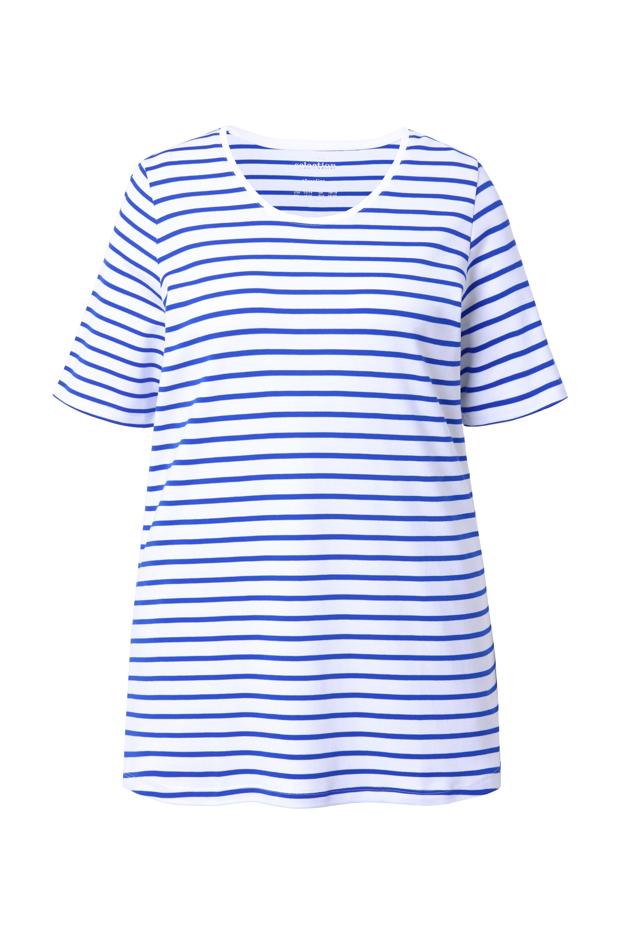 Ulla Popken Shirt in Blauw: voorkant