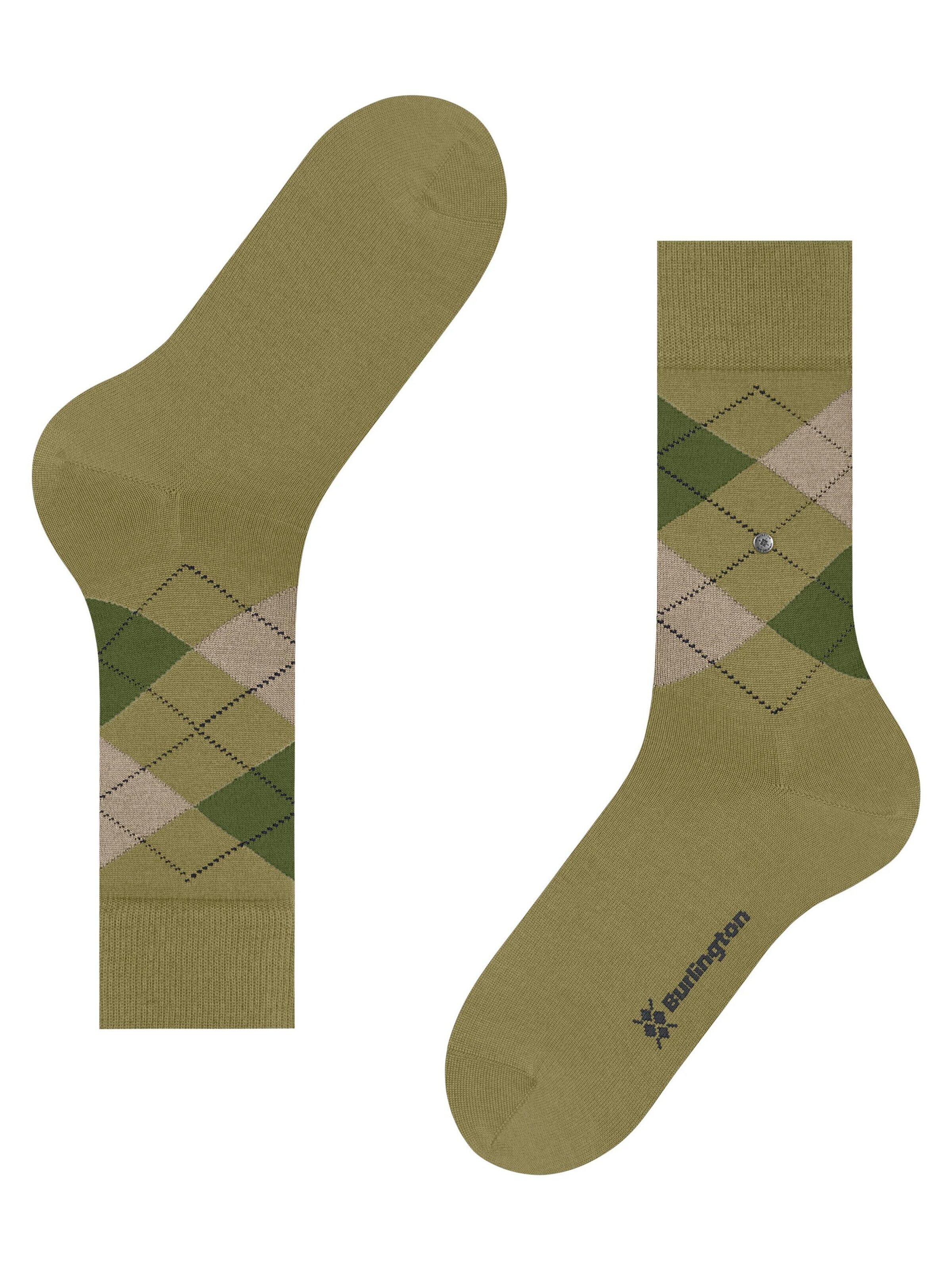 BURLINGTON Socks 'Edinburgh' in Green