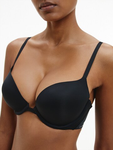 Calvin Klein Underwear Regular Bra 'Plunge' in Black