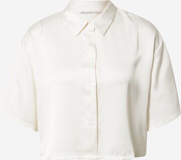 Abercrombie & Fitch Blus 'CHASE' i vit: framsida