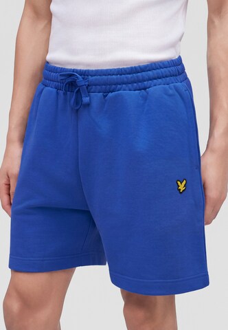 Lyle & Scott Loosefit Broek in Blauw