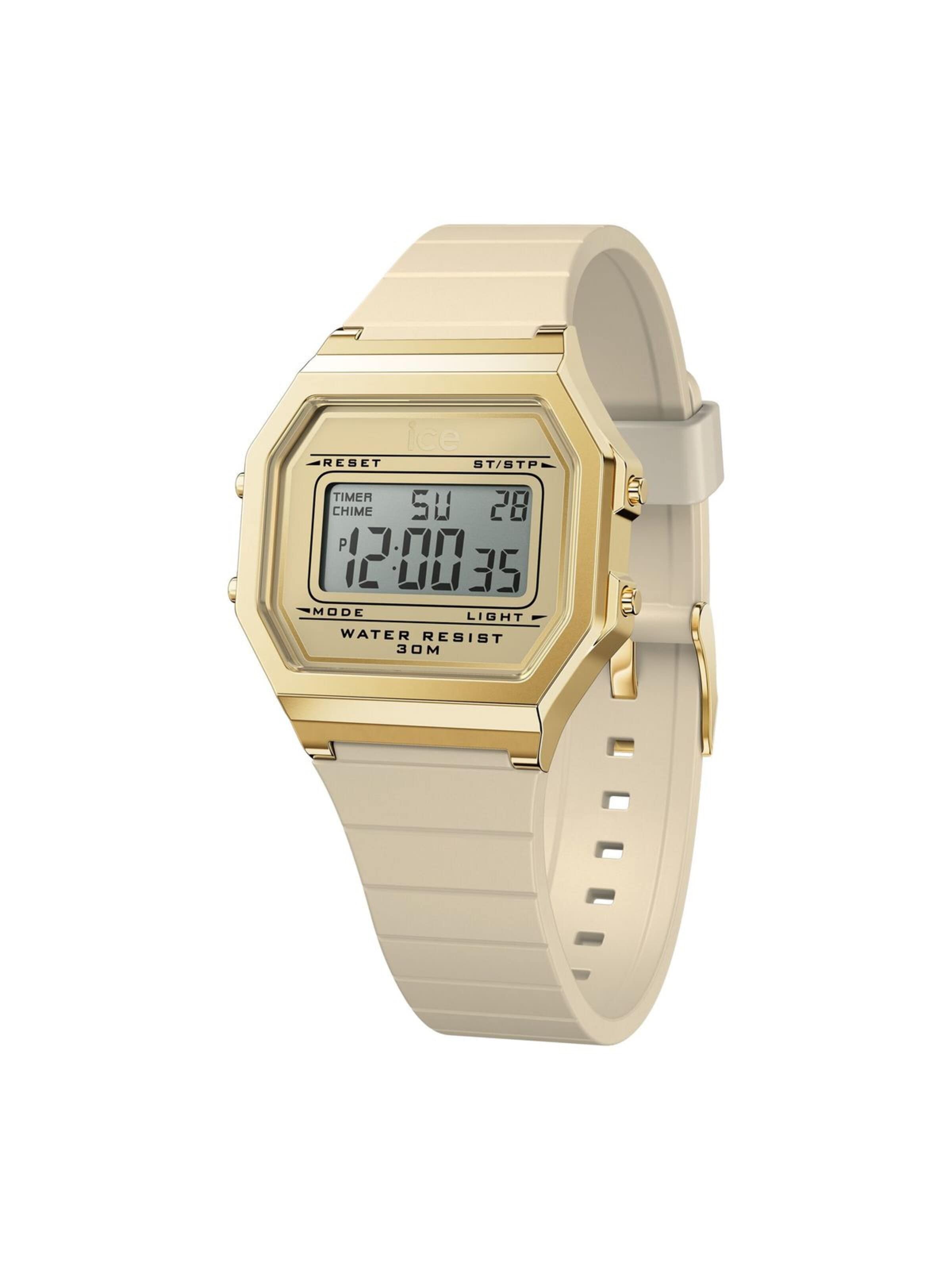 Ice-Watch Digitaal horloge in Beige: voorkant