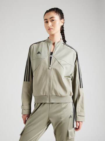 ADIDAS SPORTSWEAR Athletic Jacket 'Tiro' in Green: front