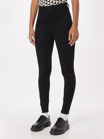 Monki - Skinny Vaquero en negro: frente