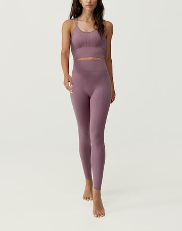 Skinny Pantalon de sport ' India ' Born Living Yoga en violet