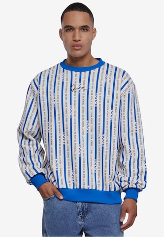 Karl Kani - Sweatshirt em azul: frente