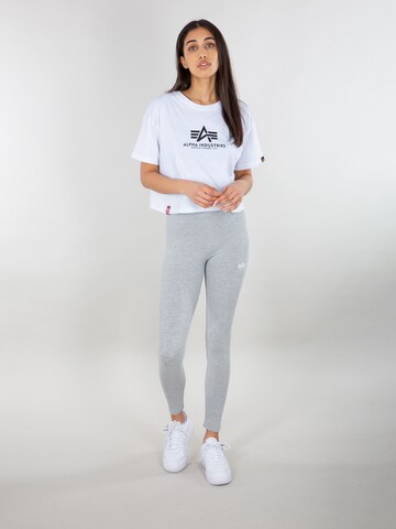 ALPHA INDUSTRIES Skinny Leggings i grå