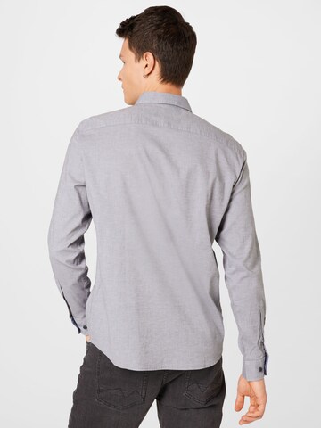 s.Oliver Regular fit Button Up Shirt in Grey