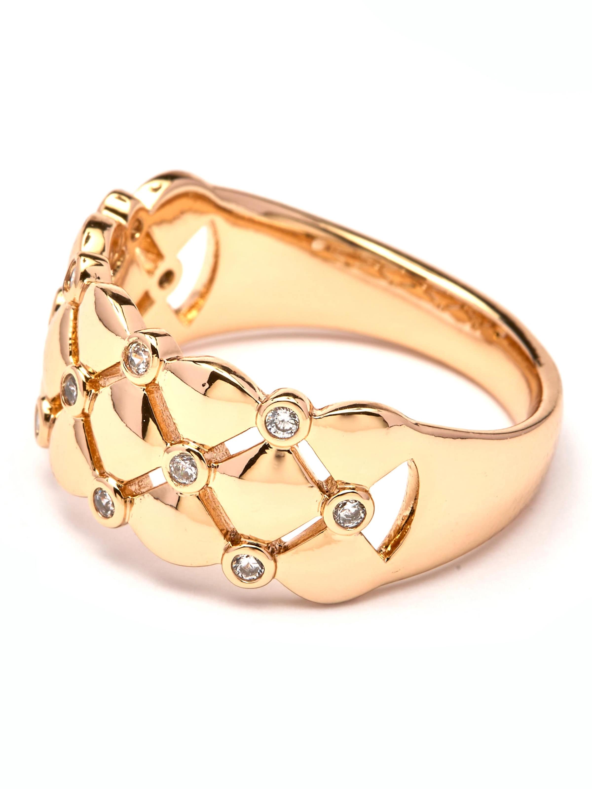 Luxenter Ring 'Verolt'‌‌ in Beige: Vorderseite