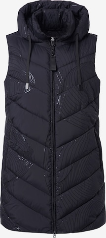 Ulla Popken Weste in Schwarz: Vorderseite