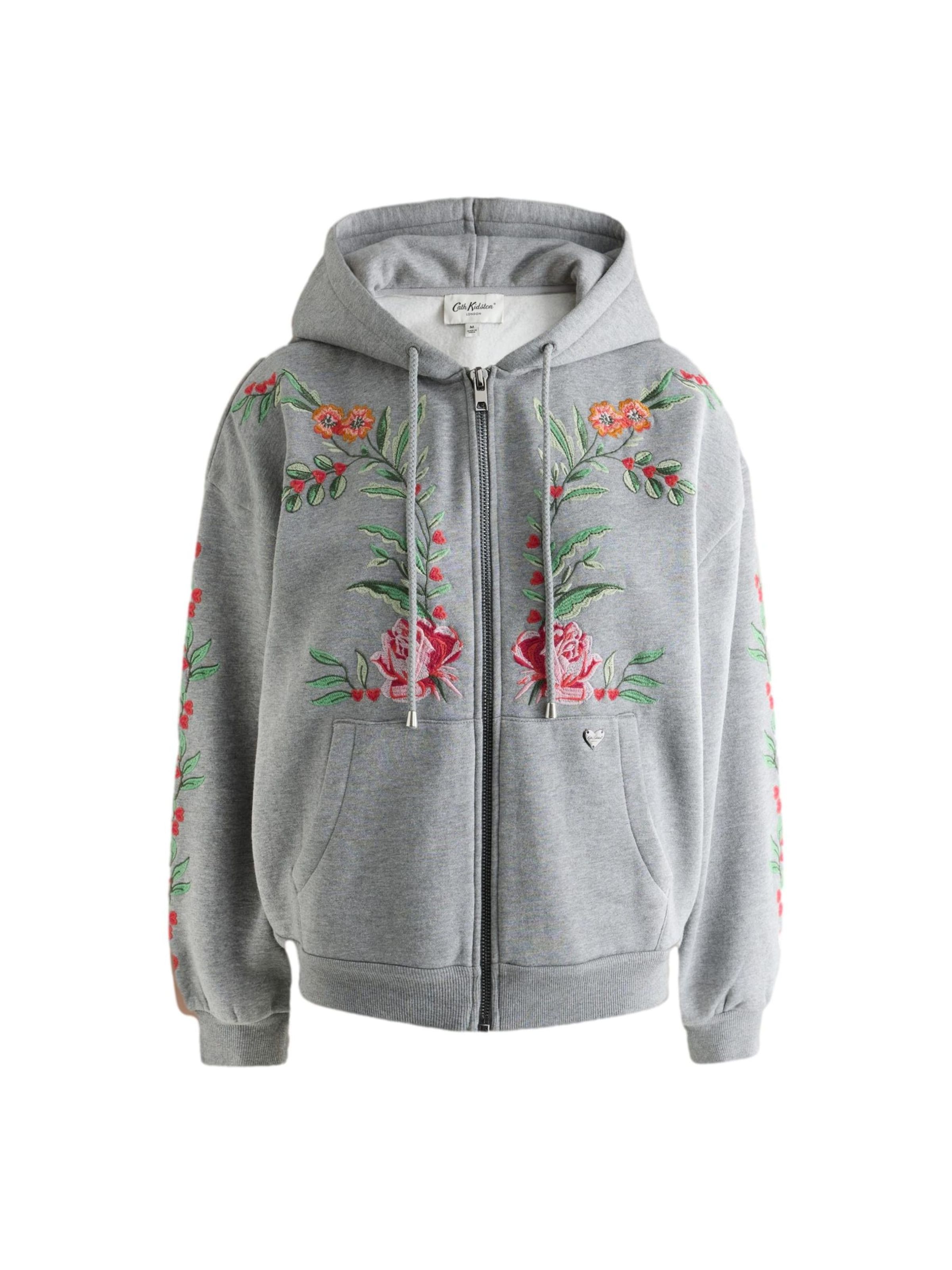 Cath Kidston Ζακέτα φούτερ σε γκρι: μπροστά