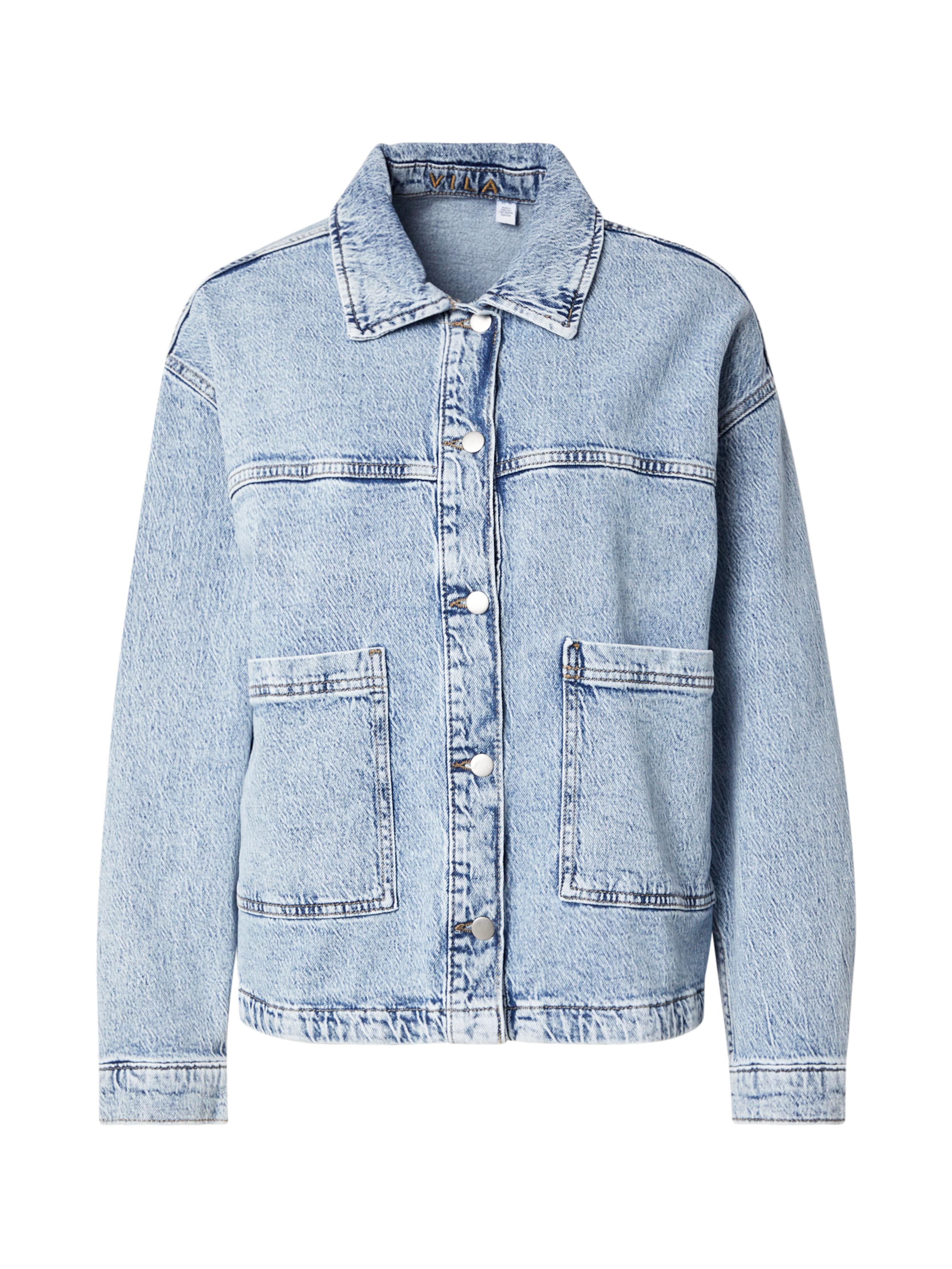 VILA Between-Season Jacket 'VIJaf' in Blue: front