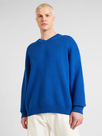 JACK & JONES Trui 'DIMENSION' in Blauw: voorkant