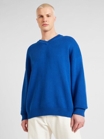 JACK & JONES Pullover 'DIMENSION' in Blau: predná strana