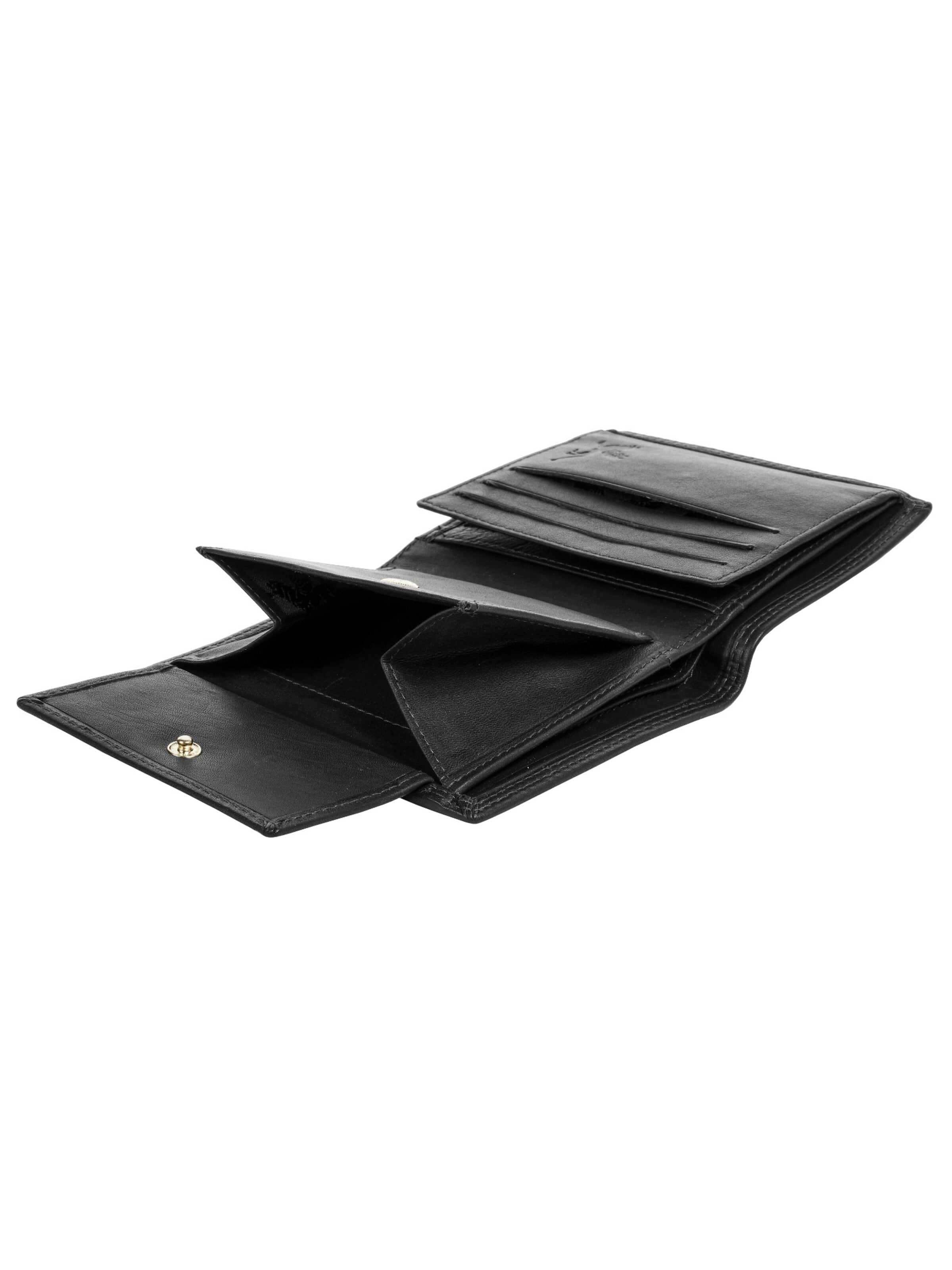 mano Wallet 'SUTURA' in Black