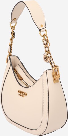 GUESS Shoulder bag 'ABEY' in Brown: front