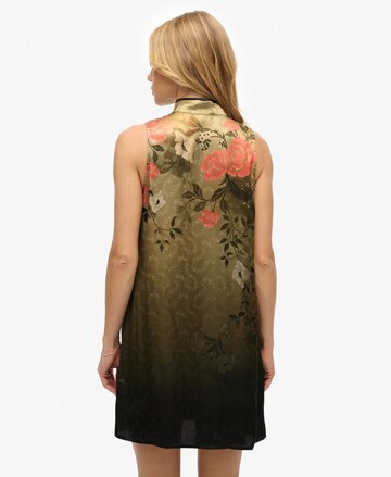 Superdry Jurk 'Jacquard' in Groen
