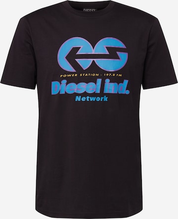 T-Shirt 'Just' DIESEL en noir : devant