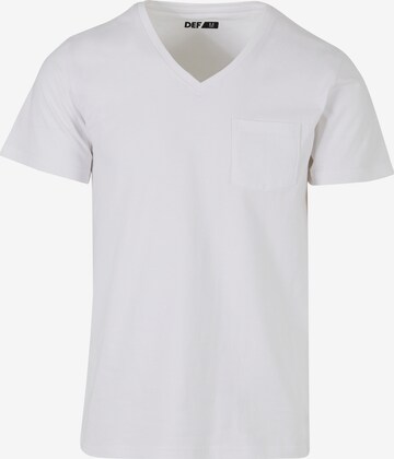 T-Shirt DEF en blanc : devant