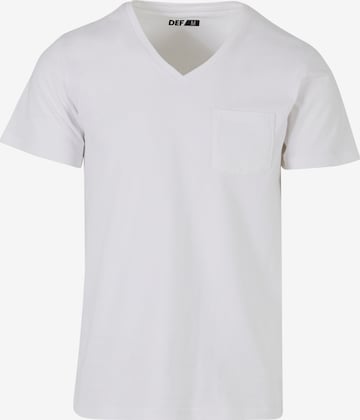 T-Shirt DEF en blanc : devant