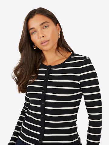 BRAVE SOUL Gebreid vest in Zwart