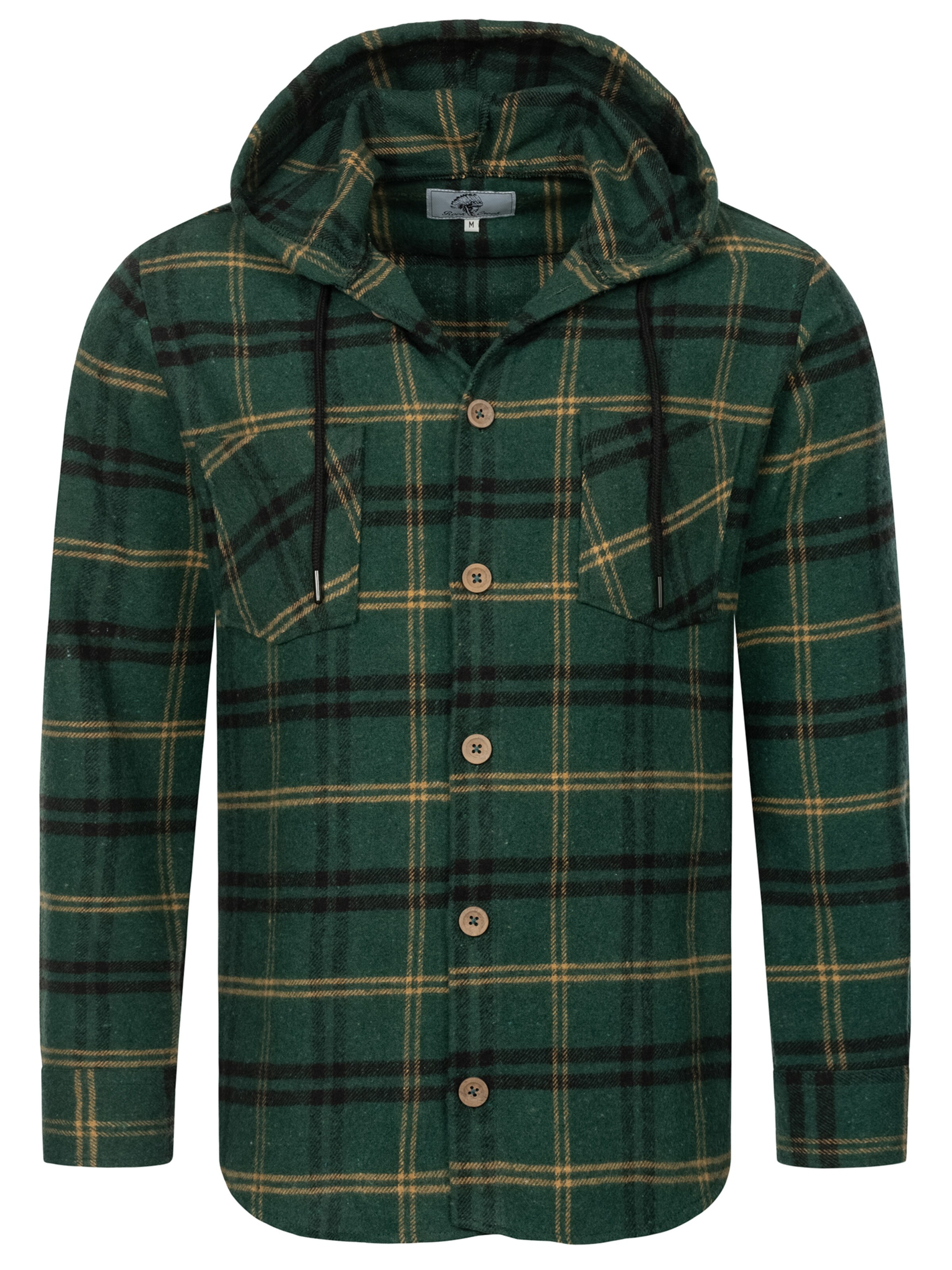 Rock Creek Regular Fit Hemd in Grün: Vorderseite