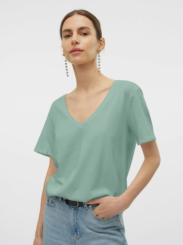 VERO MODA Shirt 'PANNA GLENN' in Green: front
