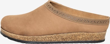 Stegmann Clogs 'Leather' in Beige: Vorderseite
