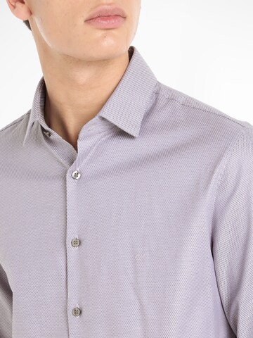 Calvin Klein Slim fit Business Shirt in Purple