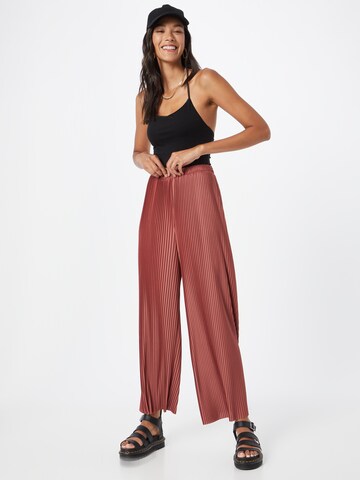 ABOUT YOU Wide leg Trousers 'Juliane' in Red