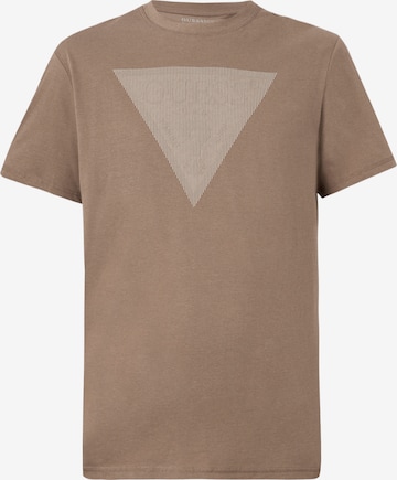GUESS Футболка в Коричневый: спереди