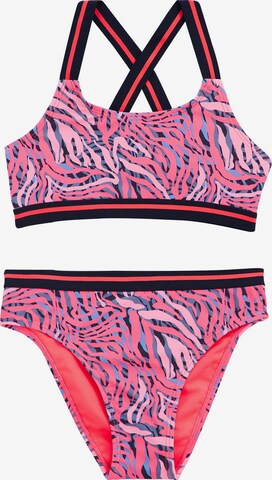 WE Fashion Bygelfri Bikini i rosa: framsida