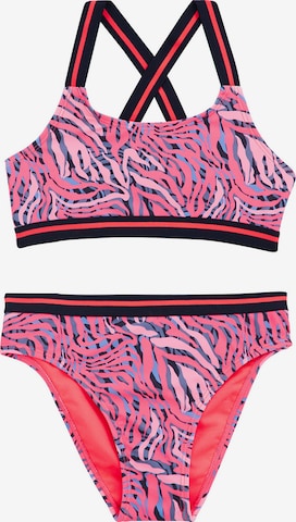 WE Fashion Bikini in Roze: voorkant